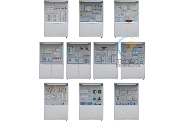 《焊、鉚工工藝學(xué)》陳列柜,焊、鉚工工藝學(xué)教學(xué)陳列柜