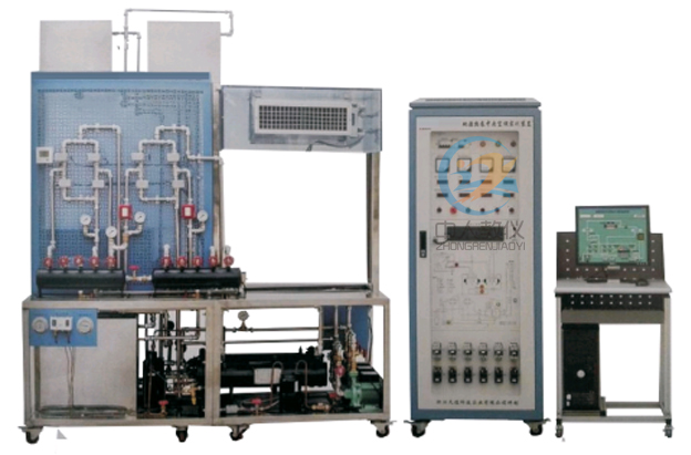 地源熱泵中央空調(diào)實訓(xùn)裝置,地?zé)嶂茻崮M實驗臺