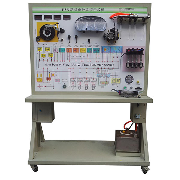 中人ZRQCS-5汽油發(fā)動(dòng)機(jī)電控系統(tǒng)示教板