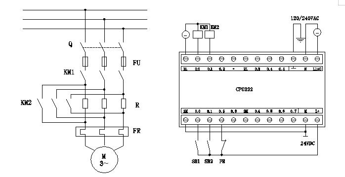 plc電動機正反轉控制實驗(圖1)